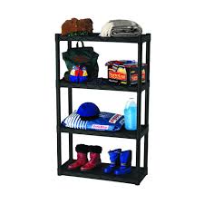 Do i want new or used. Plano 34 1 4 W X 56 1 4 H X 14 1 4 D 4 Shelf Plastic Freestanding Shelving Unit At Menards