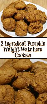 Improve your knowledge on how to live healthier. 2 Ingredient Pumpkin Cookies Recipe Plus Weight Watchers Smartpoints Cook Eat Go