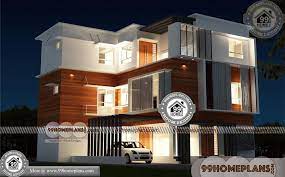 House plans (51) built in: Three Story House Plans Narrow Lot 80 3 Storey Villa Designs Online