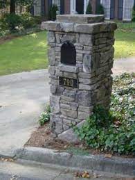 Column mailbox | brick mailboxes, since 1993, the mailbox shoppe has sold mailboxes and mailbox inserts for brick and stone columns. 24 Stone Mailbox Ideas Stone Mailbox Mailbox Brick Mailbox