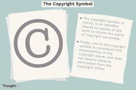 Copyright Notice And The Use Of The Copyright Symbol