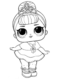 Een wonderlijke wereld vol baby's en hun dierenvriendjes. Crystal Queen Lol Surprise Doll Coloring Page Coloring Free Photos