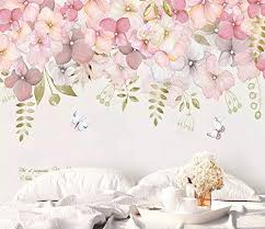 6.9 2774x3699 4302 hydrangea, flowers. Amazon Com Murwall Floral Wallpaper Hydrangea Flower Wall Mural Pink Blossom Wall Art English Home Decor Living Room Bedroom Handmade