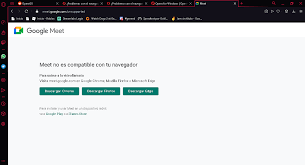 Capturas de pantalla y vídeo de google meet pc. Google Meet Not Supported On Newest Update Opera Forums