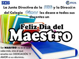 Estoy y siempre estaré eternamente agradecido por ello. Felicitaciones A Los Maestros