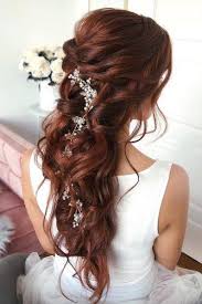 Use a curler to curl up left out tresses. Wedding Hairstyles Wedding Hairstyles Up And Down