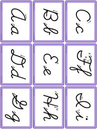 Check spelling or type a new query. Cursive Alphabet Esl Flashcards