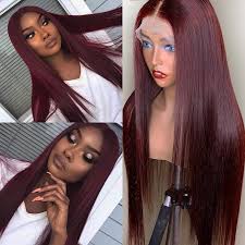 This rich, dark burgundy is a great color to aim for when transitioning from a darker starting point such as brunette or black hair. Burgundy Wig On Dark Skin Off 73 Medpharmres Com