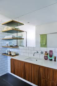 This retro bathroom can also be paired with modern home décor. Retro Bathroom Houzz