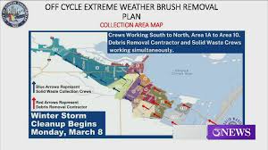 Corpus christi makes for an ideal stop over for all those planning to go ahead to either mexico or king ranch. Corpus Christi Winter Storm Brush Cleanup Kiiitv Com