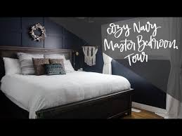 Moody interior breathtaking bedrooms in shades of blue from cdn.decoist.com. Moody Navy Bedroom Room Tour Dark Walls Neutrals A Cozy Space Youtube