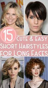15 Cute Easy Short Hairstyles For Long Faces Long Face Hairstyles Long Face Haircuts Short Hair Styles
