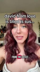 Tik Tok about David from Love Is Blind