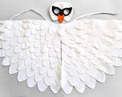 Los Ninos Loro Disfraz Ninos Pajaro Alas Y Mascara Por Bhbkidstyle Costume Hibou Deguisement Poule Ailes Costume