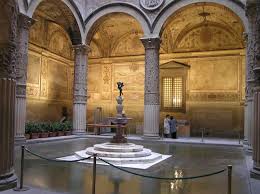 A microcosm where art and history have been indissolubly bound for centuries. The Courtyard Of Palazzo Vecchio Florence Villages Of Tuscany
