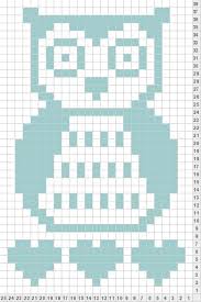 Owl Knit Chart Cross Stitch Owl Knitting Charts Tapestry