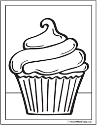 Print them all and have a cupcake party! 40 Cupcake Coloring Pages Free Coloring Pages Pdf Format For Kids Cupcake Outline Cupcake Coloring Pages Cupcake Drawing