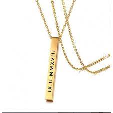 gold cubuk bar kolye bar kolye kolyeler cubuk
