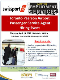 Today 10am At Tcet Malton Dont Miss The Swissport Passenger Service Agent Hiring Event Must Be Education And Training Youth Programs Communication Skills
