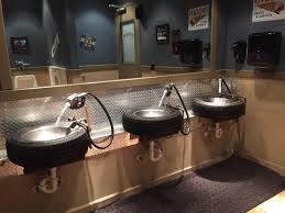 Chicken $3.95, angus beef $5.95, shrimp $5.95, ahi tuna $6.95. The Bathroom Sinks At Ford S Garage Restaurant In Dearborn Michigan Designporn