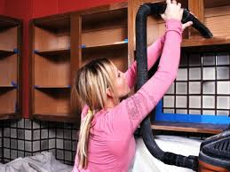 Use a gentle grease remover and a damp sponge to wipe them clean, and let everything dry thoroughly. How To Paint Kitchen Cabinets How Tos Diy