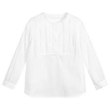 Check spelling or type a new query. Chloe Chemise Blanche En Coton Fille Childrensalon Outlet