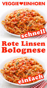 Schnelle Linsen Bolognese Rezept In 2020 Linsenbolognese Vegetarisch Kochen Spaghetti Bolognese Rezept