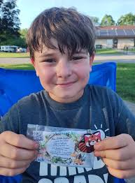 Thank you for feeding the animals in the rain