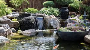 The pump is encased with a study floating platform. Garden Water Features From Waterfeature Shop