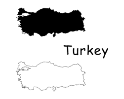 A blank outline map of turkey (creative commons: Turkey Country Map Black White Solid Outline Maps Jpg Svg Png Pdf Eps Ai