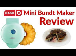 They're perfect for entertaining or sharing a bit with your neighbors. Dash Mini Bundt Maker The Serious Keto Review Youtube Mini Bundt Cakes Bundt Dash Recipe