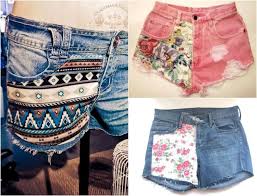 Jeans Shorts Selber Machen Und Verzieren Fur Sommer 2015 Jeans Shorts Shorts Frauen Shorts