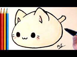 How To Draw A Fat Cat (Super Easy) - Step By Step Tutorial - Youtube