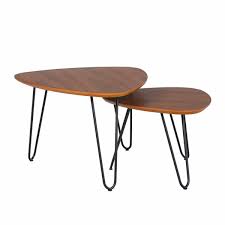 Whether your style is scandinvanian or modern, this table is a great place for your candles and plants. Lincoln Mid Century Modern Coffee Table Set Of 2
