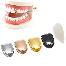 Get on the list for special offers. New Cosplay Party Tooth Rapper Jewelry Gift Plated Single Tooth Cap Gold Teeth Grillz Top Grills Dental Mouth Punk Teeth Caps Teeth Whitening Aliexpress