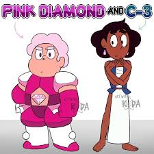 PINK DIAMOND AND C-3 IN MY DARK AU