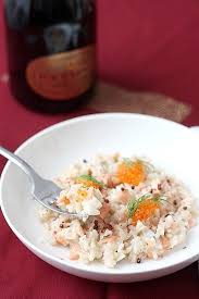 Risotto Au Champagne Et Au Saumon Fume Recette Saumon Fume Recettes De Cuisine Risotto Saumon