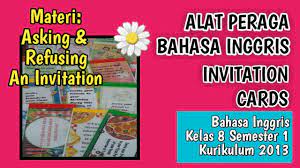We did not find results for: Media Pembelajaran Bahasa Inggris Invitation Card Kurikulum 2013 Youtube