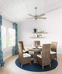 The correct ceiling fan direction for summer is counterclockwise. Installation Gallery Dining Room Lighting Fans