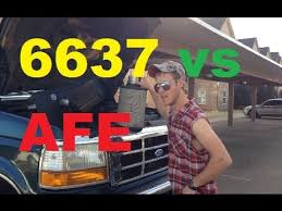 Afe Vs Napa 6637 Air Filters