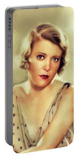 Ruth Chatterton, Vintage Actress Portable Battery Charger by Esoterica Art  Agency