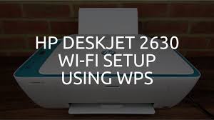 Hp Deskjet 2630 Wireless Wifi Wps Setup Youtube