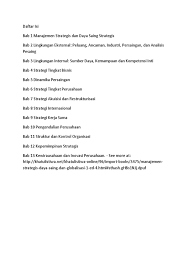 Check spelling or type a new query. Daftar Isi Buku Manajemen Strategi Hitt