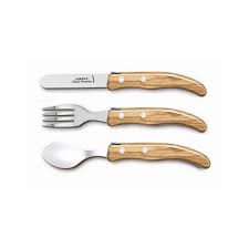Service Enfant Trois Pieces Berlingot Manche Bois Exotique