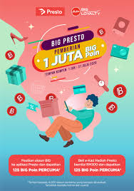 Dengan mengakses laman web ini dan/atau aplikasi peranti mudah alih ini dan/atau menggunakan perkhidmatan yang disediakan di sini. Big Loyalty Lancar Program Penebusan Bersama Presto Dengan Pemberian 1 Juta Big Poin Airasia Newsroom