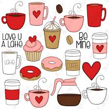 Valentine Coffee Hand Drawn Digital Clipart Set Of 20 Etsy In 2021 Coffee Valentines Valentines Day Drawing How To Draw Hands