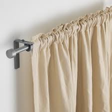 27 1/2 x 21 3/4. Racka Silver Colour Curtain Rod 70 120 Cm Ikea