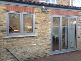 Too Light Grey Aluminium Bi Fold Doors Enfield Bi Fold Doors North London Fenetres Aluminium Maison Deco Maison