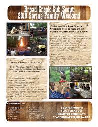 2019 Cub Scout Spring Family Weekend