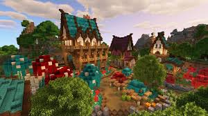 21/11/2018 · in part 1 for this minecraft tutorial on how to build a townhouse, i will be showing you how to do the exterior for the first house. Minecraft 1 16 Fantasy Village Build Minecraft Map